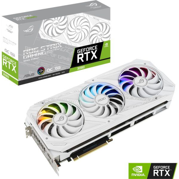 Asus GeForce RTX 3080 ROG STRIX O10G WHITE GAMING V2 (LHR)