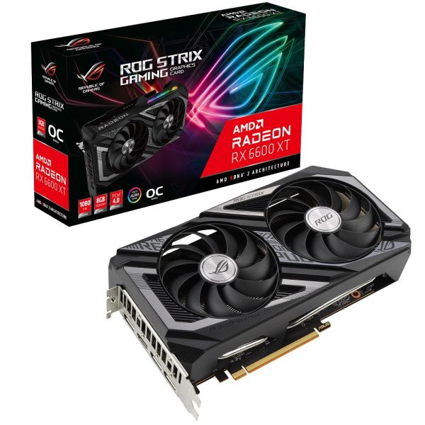 Asus Radeon RX 6600 XT ROG STRIX GAMING O8G + Xbox Game Pass 1 mois offert !