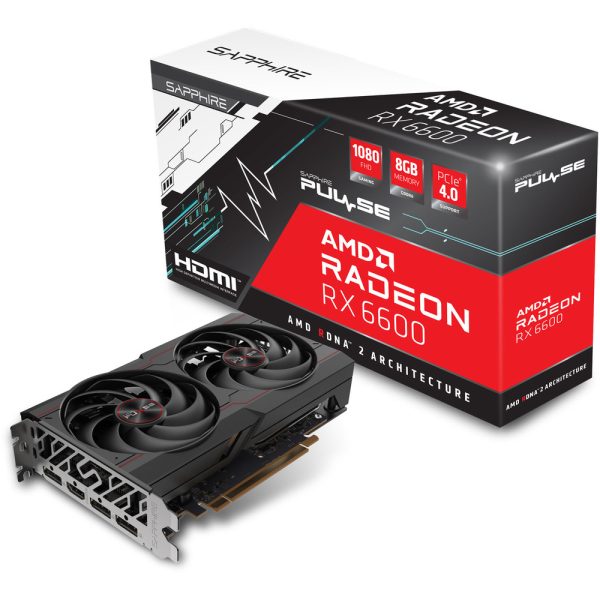 Sapphire Radeon RX 6600 PULSE + Xbox Game Pass 1 mois offert !