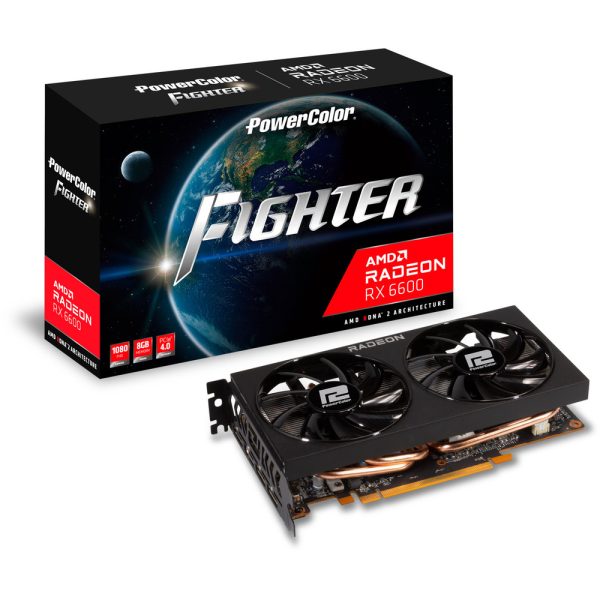 PowerColor Radeon RX 6600 FIGHTER + Xbox Game Pass 1 mois offert !