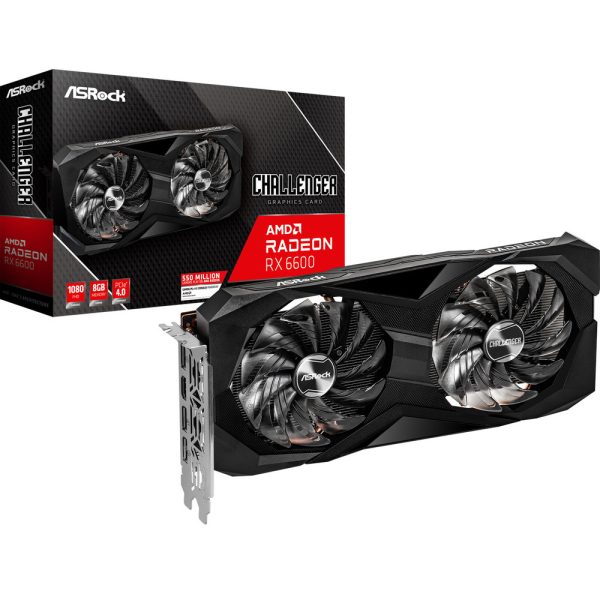 ASRock Radeon RX 6600 Challenger D OC + Xbox Game Pass 1 mois offert !