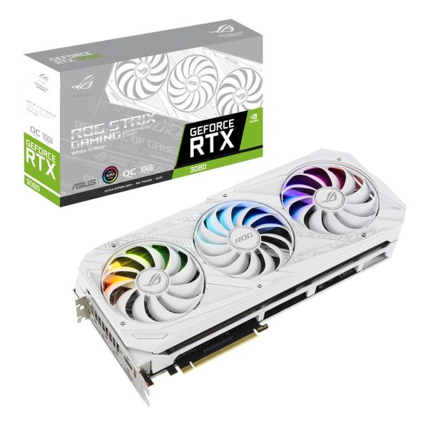 ASUS ROG STRIX GeForce RTX 3080 O10G WHITE V2 (LHR)