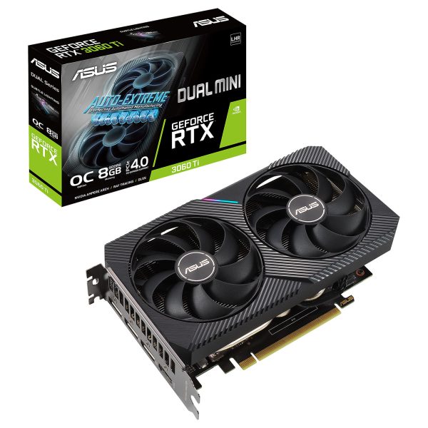 ASUS GeForce RTX Dual 3060 Ti O8G Mini V2 (LHR)