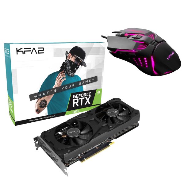 KFA2 GeForce RTX 3060 (1-Click OC) LHR + KFA2 Gaming Slider 02